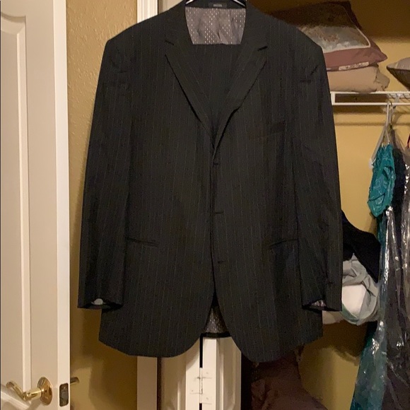 J. Ferrar men’s pinstriped suit